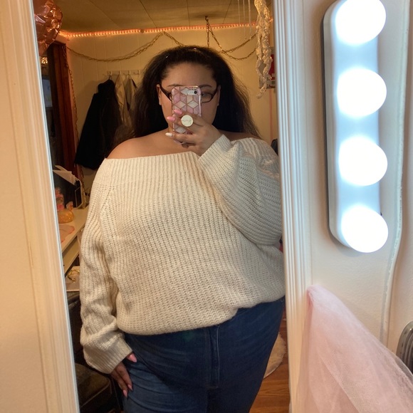 Rue 2 Off The Shoulder Sweater 